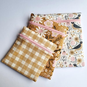 Book Pouch PDF Sewing Pattern, Journal pouch, pencil pouch, Sewing Pouch, 3 sizes, beginner friendly, boxy, zipper bag, diary, library bag