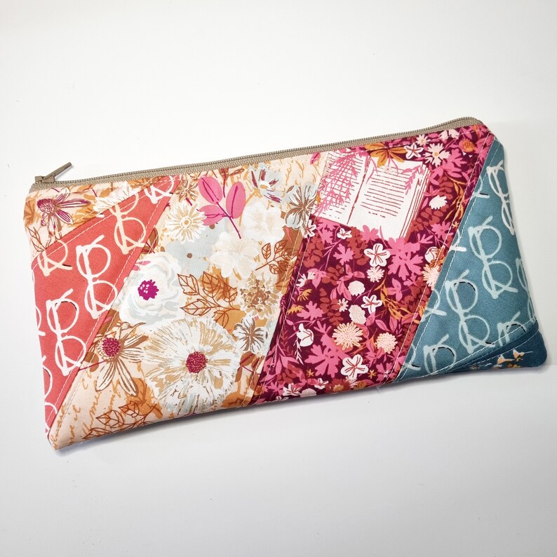 Fpp Free Pattern Pencil FPP Pouch PDF Sewing Pattern, Foundation Paper Piece Pouch, Pencil Case ...