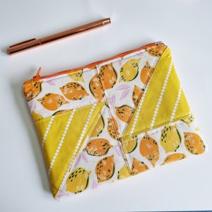 Quilted Pouch Sewing Pattern, SVG File, Sew Along Video (PDF Pattern ...