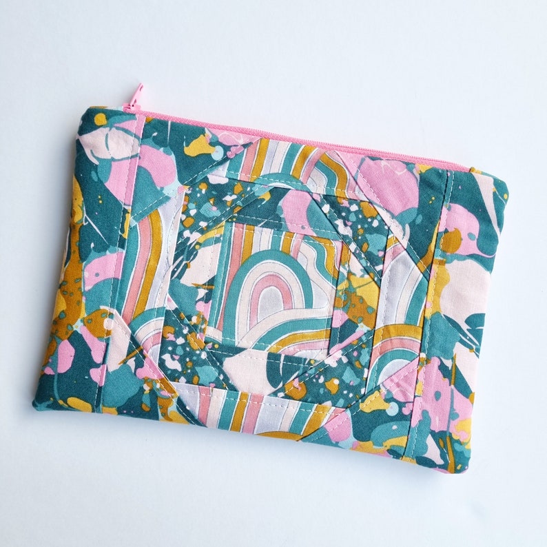 Quilted Block Pouch PDF Sewing Pattern With Valentines - Etsy