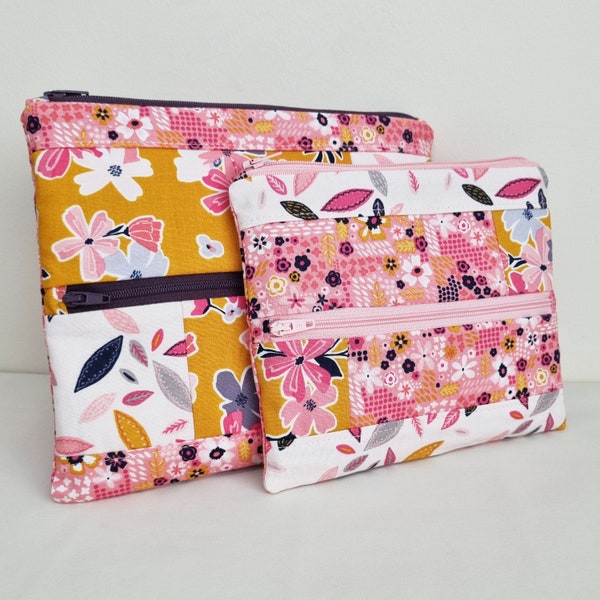 Rylee Pouch PDF Sewing Pattern, journal pouch, pencil case with sew along video