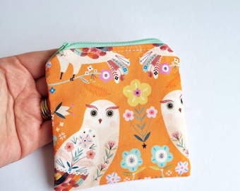 Quick Sew Coin Pouch PDF Sewing Pattern, coin purse, easy sewing project, quick sew, fat quarter friendly,  Zip Pouch.