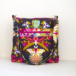 SEWING PATTERN,  Mako Bag PDF sewing pattern, Boxy bag, crossbody bag, Shoulder Bag sewing pattern