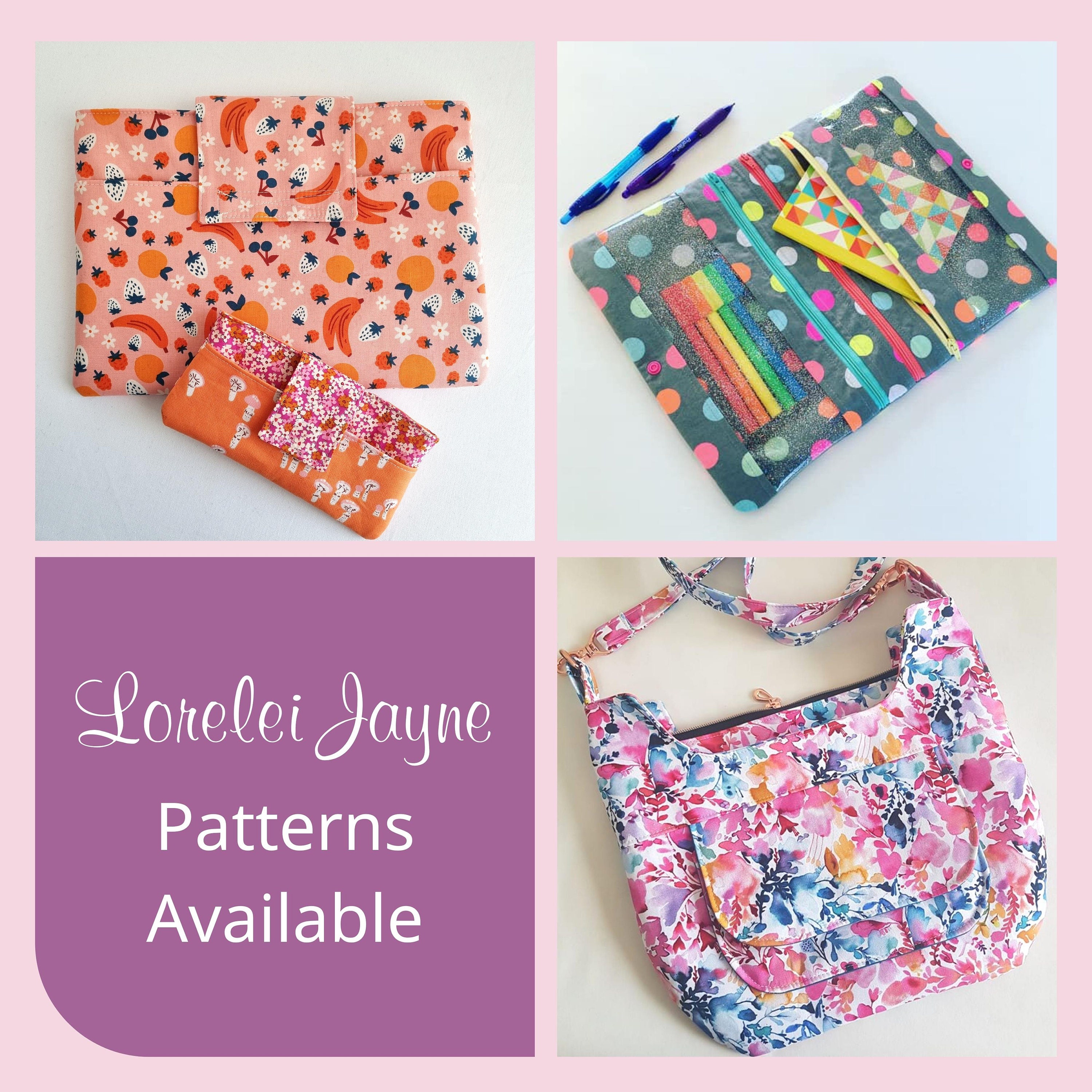 Pouch PDF Sewing Pattern, Cara Pouch Pattern (includes SVG File and Sew ...