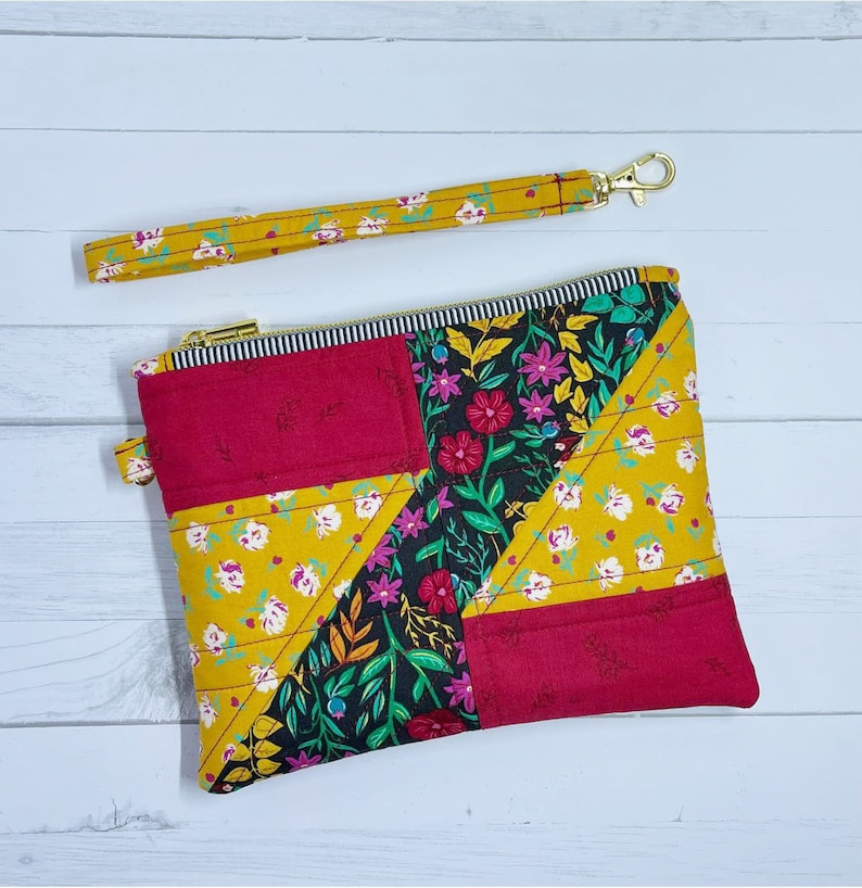 Demi Pouch PDF Sewing Pattern, Sew Along Video, SVG File and Colouring ...