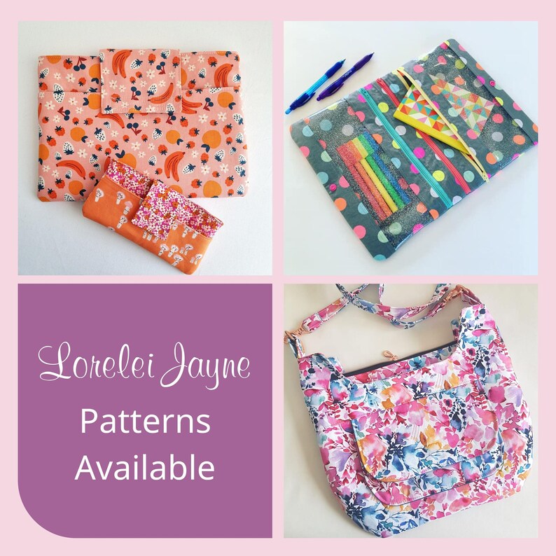 Pippi Pouch PDF Sewing Pattern Inc SVG File, Makeup Pouch, Cosmetic ...