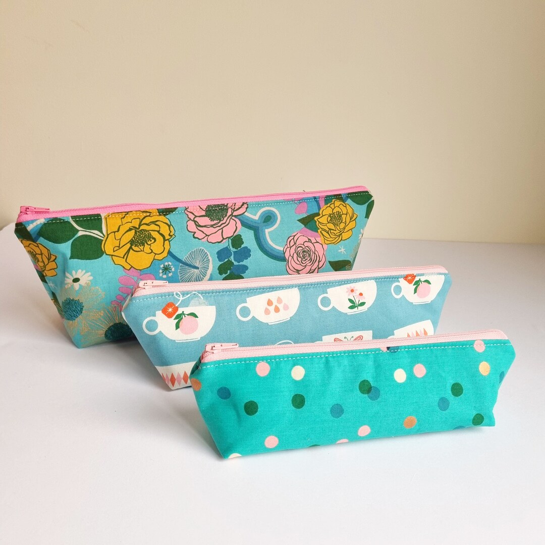 Pencil Pouch PDF Sewing Pattern, Easy Pencil Case, Beginner Friendly, Triangle Pencil Case