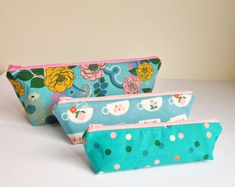 鉛筆ポーチのPDF縫製パターン、簡単な鉛筆ケース、初心者向け、三角形の鉛筆ケース、ジッパー付きバッグ、PDFパターン、縫製バンドル、SVGファイル