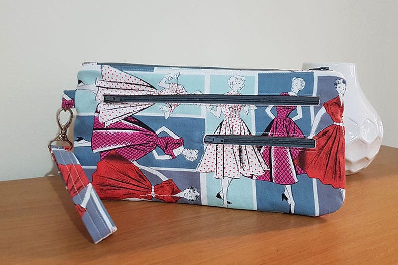 The Dana Bag and Wristlet PDF Sewing Pattern - Pouch, Clutch, Bag ...