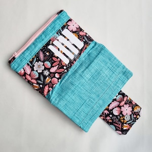 Jenna Monedero PDF Patrón de costura, patrón de costura de billetera, monedero, pulsera, embrague, tutorial de costura, bolsa con cremallera, pulsera, patrón PDF