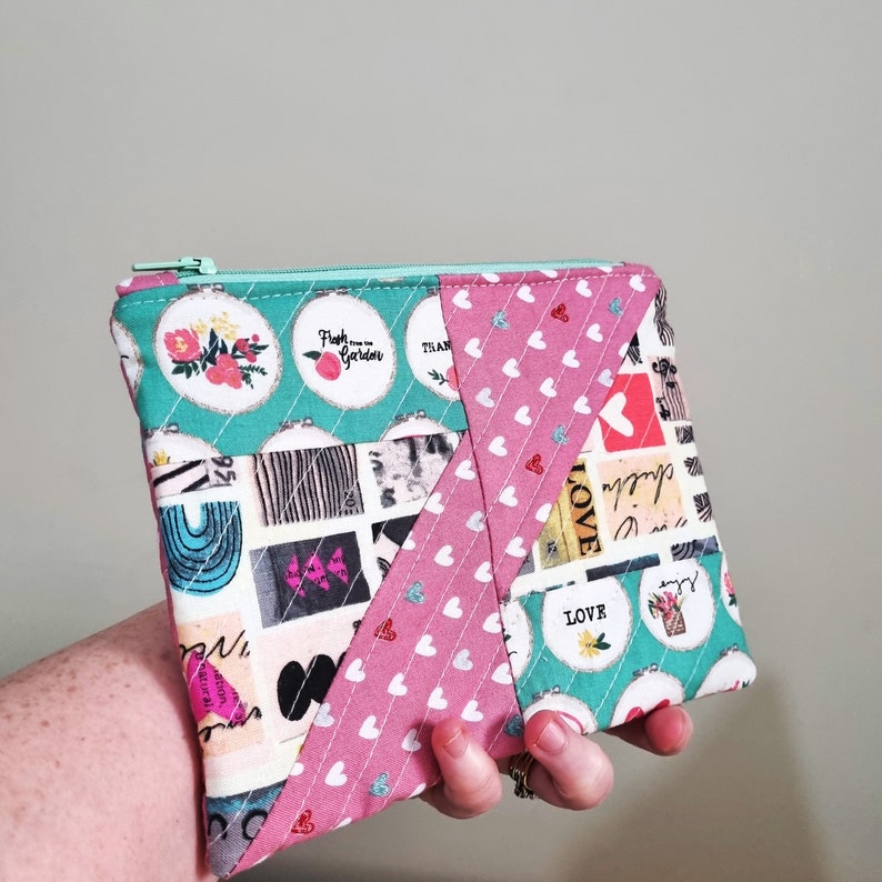 Demi Pouch PDF Sewing Pattern, Sew Along Video, SVG File and Colouring ...