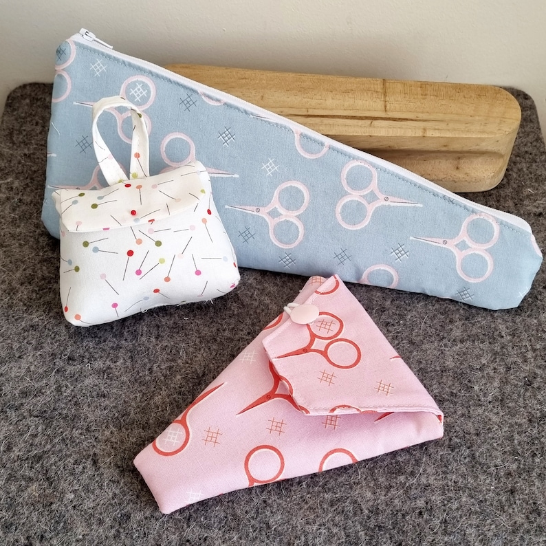 Scissor Case PDF Sewing Pattern, Snap Closure, No Zipper Required, Easy ...