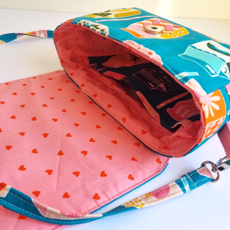 Stella Bag PDF Sewing, Crossbody, Shoulder Bag, Zipper & Phone Pocket ...
