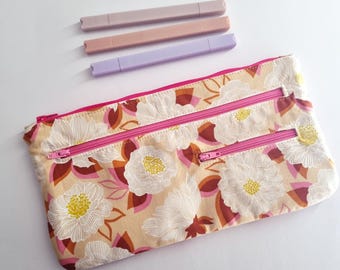 The Dana Bag and Wristlet PDF Sewing Pattern, pouch sewing pattern, makeup bag, clutch, bag sewing tutorial, cross body bag pattern