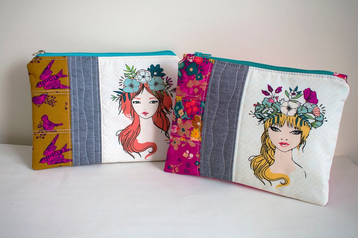 Pouch PDF Sewing Pattern, Robyn Pouch Pattern (includes Video and SVG ...
