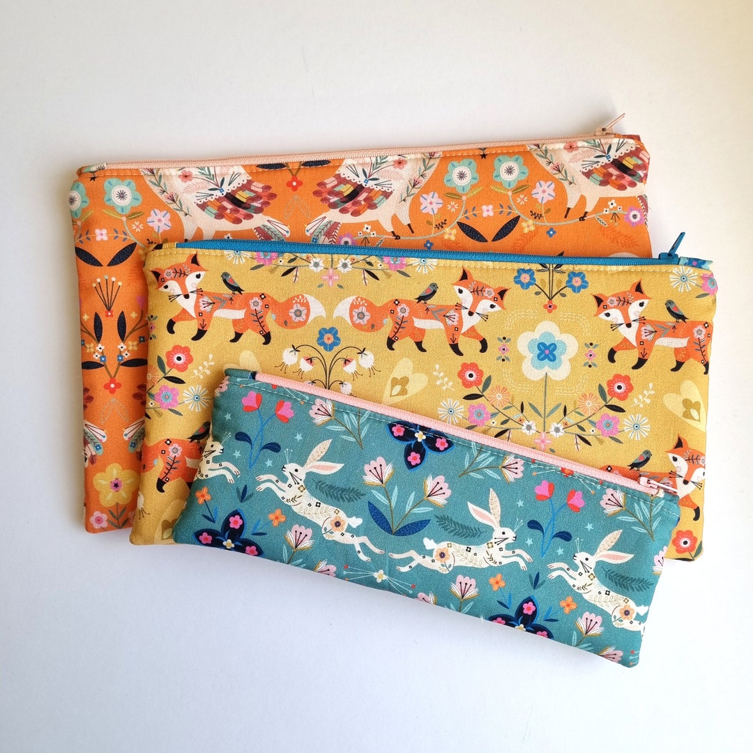 Quick Pencil Case PDF Sewing Pattern, Cosmetic Pouch, Pencil Pouch ...