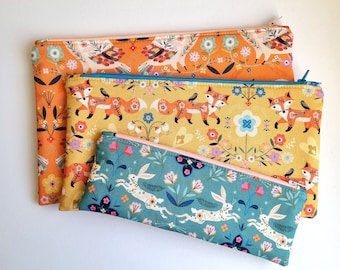 Quick Pencil case PDF Sewing Pattern, cosmetic pouch, pencil pouch, Sewing Pouch, 3 sizes, beginner friendly, zipper bag, Zip pouch