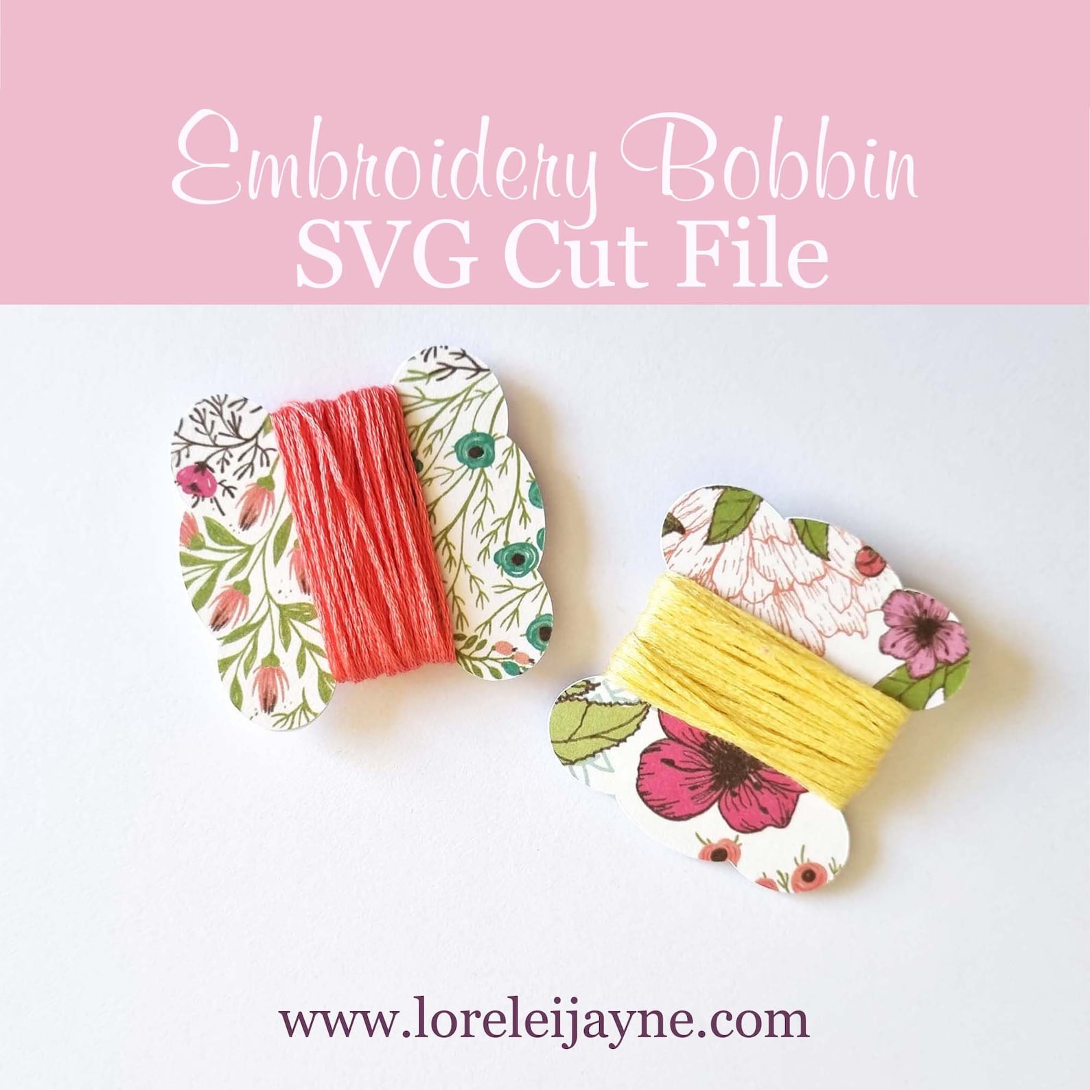 Embroidery Bobbin SVG File and PDF Printable Cricut SVG Etsy