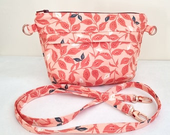 Amelia Crossbody Pouch Bag Sewing Pattern, Zip Pocket (PDF Pattern)