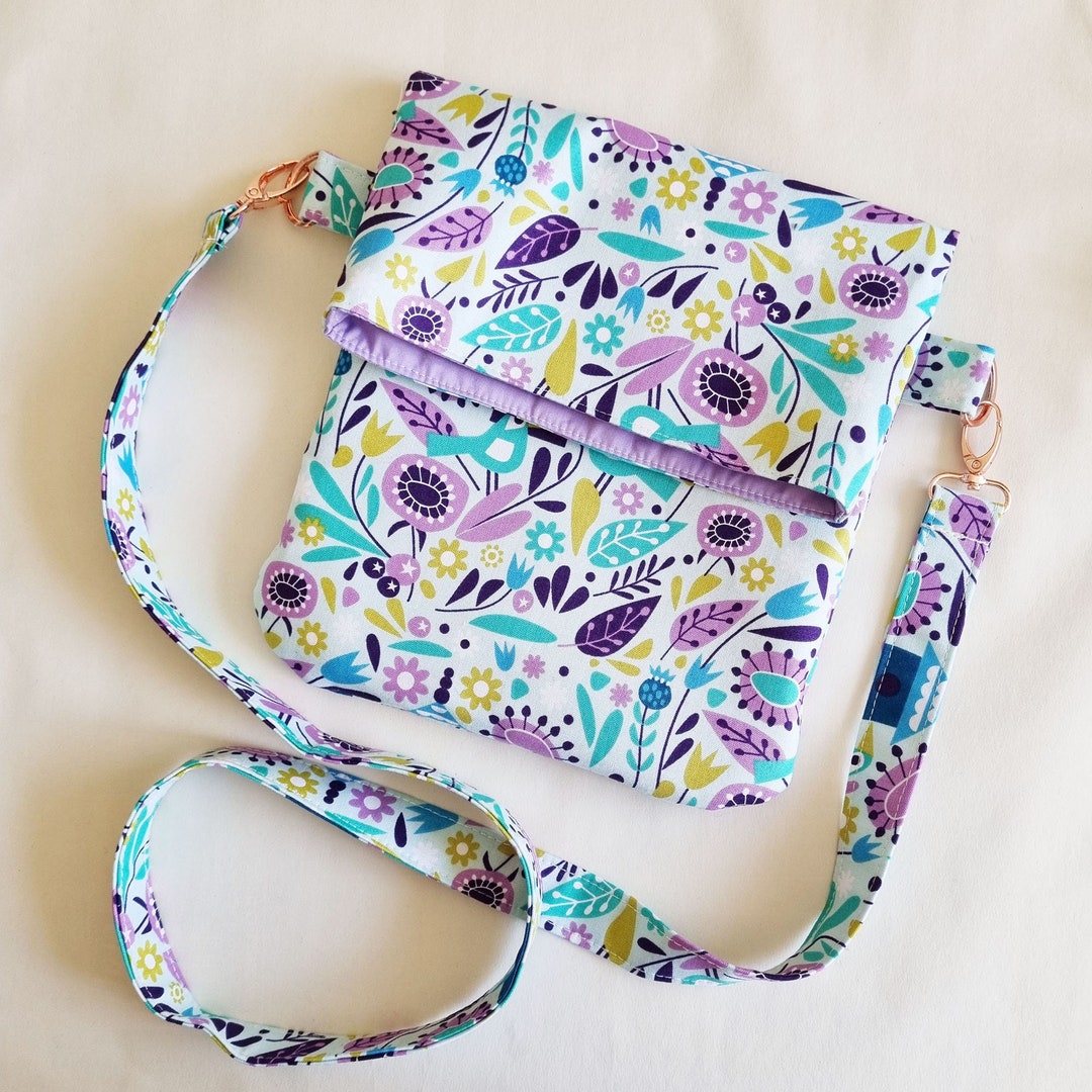 Lily Cross Body Bag PDF Sewing Pattern - Tote Bag, Fold Over Bag ...