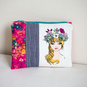 Pouch PDF Sewing Pattern, Robyn pouch pattern (Includes Video and SVG File)