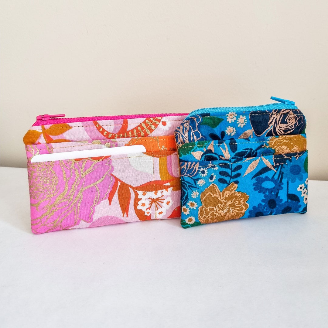 Card and Coin Purse PDF Sewing Pattern, Beginner Friendly, 2 Sizes, SVG ...