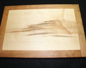 Maple and cherry cutting board