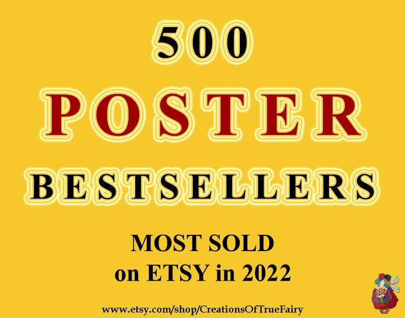 POSTER Bestsellers 2022 Most Popular Posters Trending Posters Etsy