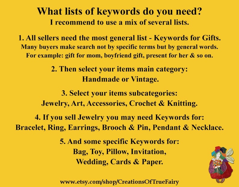 Keywords for ART Keywords List Top Etsy Key Words for Art - Etsy