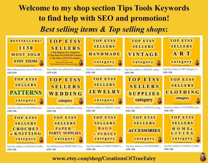 1060 Handmade Craft keywords Top etsy keywords Search Etsy