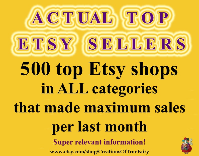 Top selling shops 2022 AUGUST Etsy top sellers Most popular image 1