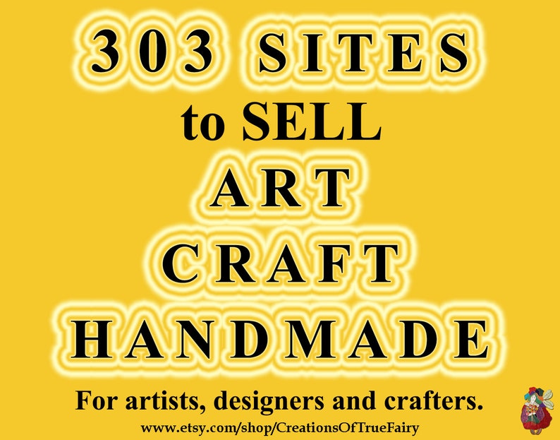 303 sites to sell Art Craft Handmade List of best websites where sell handmade goods artworks supplies images Most popular marketplaces A9F 