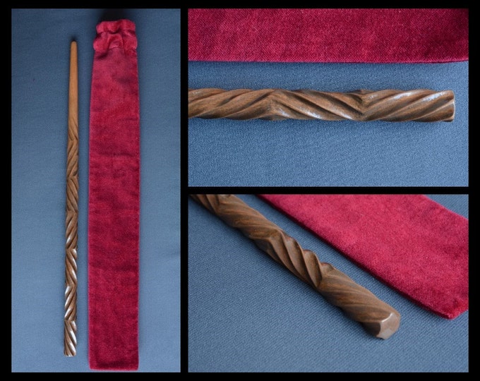 Wooden Wand Harry Potter/pottermore Inspired Alder Wand Etsy