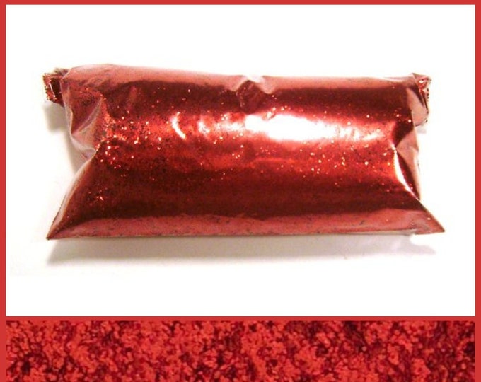 Blaze Red Glitter, .015" Fine Loose Nail Poish Glitter, Solvent Resistant, Wedding, Yeti, Tumbler, Nail Polish, Jewelry, Face & Body Glitter