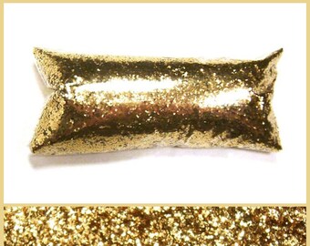 Chunky Glitter Golden Sand (Dark Gold) .025" Solvent Resistant Poly Loose Glitter Nail Polish, Jars, Eyeshadow, Body & Face, Tumbler Glitter