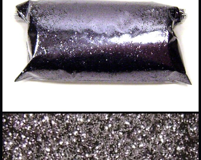 Shiny Gunmetal Gray Glitter .015", Solvent Resistant Polyester Glitter, Nail Polish, Crafts, Fabric, Sneakers & Shoes, Yeti, Tumbler Glitter