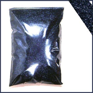 Glitter azul marinho metálico, poliéster resistente a solventes, 0,008", 0,015" ou 0,025" fino a grosso, glitter profissional, pacote de 1 libra/454 g