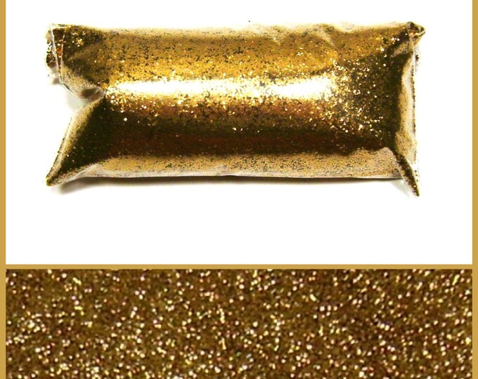 Golden Chestnut (Brown) Glitter, Fine .015" Hex, Loose Poly, Cosmetics, Jewelry, Lip Gloss, Makeup, Epoxy & Resin Safe, Bulk Tumbler Glitter