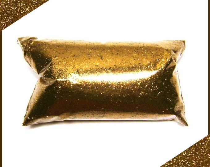 Golden Chestnut (Brown), Fine Glitter, .015" Cut, Solvent Resistant Poly, Glitter Nails, Jewelry, Tumblers, Resin Art - 6oz / 177ml Package