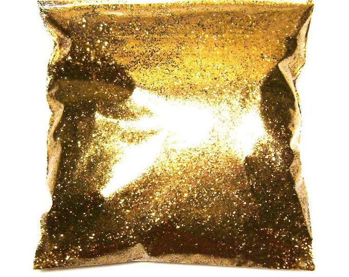 Golden Chestnut (Brown) Loose Glitter, Fine .015", Solvent Resistant, Nail Polish, Tumblers, Lip Gloss, Makeup, Resin - 9oz / 266ml Package