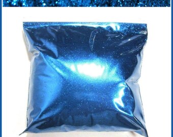 Electric Blue Bulk Glitter .008" Solvent Resistant - Tumbler, Nail Polish, Body, Eyeshadow, Lip Gloss -  Very Fine 11oz (325ml)