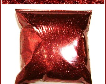 Royal Red Glitter .015" Hex Bulk Solvent Resistant for Makeup, Weddings, Epoxy, Resin Art - 11oz / 325ml