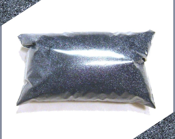 Slate Blue Glitter - Extra Fine .004" Loose Bulk Glitter for Custom Tumblers, Cosmetics, Wedding, Nails, Shoes, More - 6oz Package (177ml)