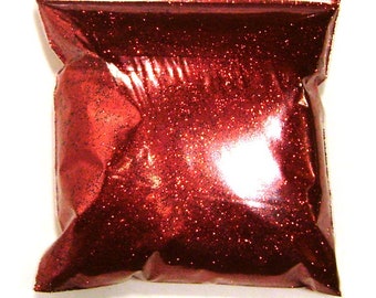 Royal Red Glitter, .015" Fine Bulk Solvent Resistant, Makeup & Cosmetics, Lip Gloss, Body, Face, Bulk Tumbler Glitter - 9oz / 266ml Package