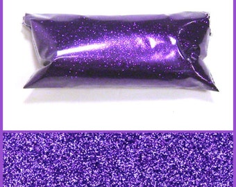 Fine Glitter, Bright Purple .008" Loose Solvent Resistant Poly Glitter - Shoe, Makeup, Eyeshadow, Slime, Tumbler, Yeti, Nail Polish Glitter