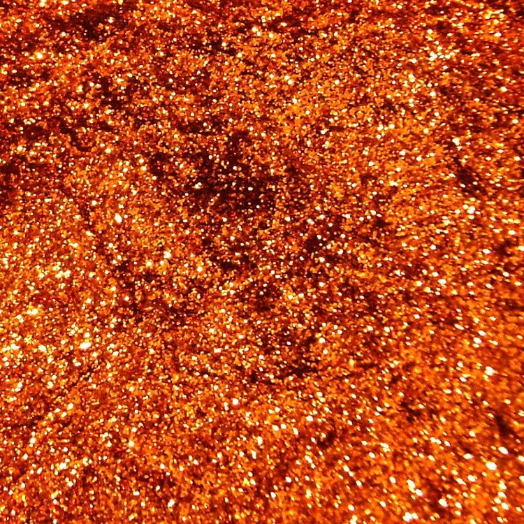 Bright Orange Glitter, Solvent UV Resistant Poly, Very Fine .008, Fine  .015, Chunky .025, Professional Bulk Glitter, 1 lb / 454g Package