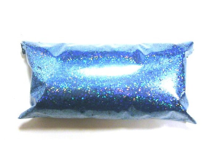 Sky Blue Jewels Holographic Glitter, Solvent Resistant Polyester .015" Holo Fine Glitter, Nail Polish, Makeup, Tumbler, Yeti, Slime Glitter