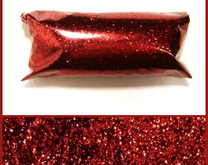 Royal Red Glitter .015" Cut Solvent Resistant for Nail Polish, Lip Gloss, Wedding, Yeti, Tumblers, Body, Festival, Tattoo