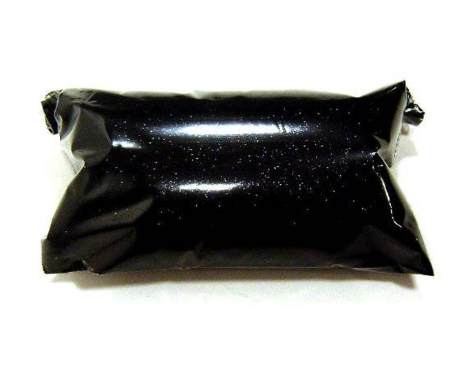 Intense Black Glitter, Solvent Resistant, Fine .008" Nail Polish, Cosmetics, Body & Face, Weddings, Bulk Tumbler Glitter 6oz / 177ml Package