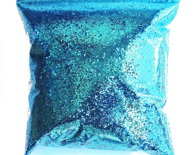 Rich Stratosphere Blue, Chunky Glitter, .025", Custom Tumblers, Shoes, Sneakers, Body, Lips, Nail Polish, Resin Art - 11oz / 325ml Package